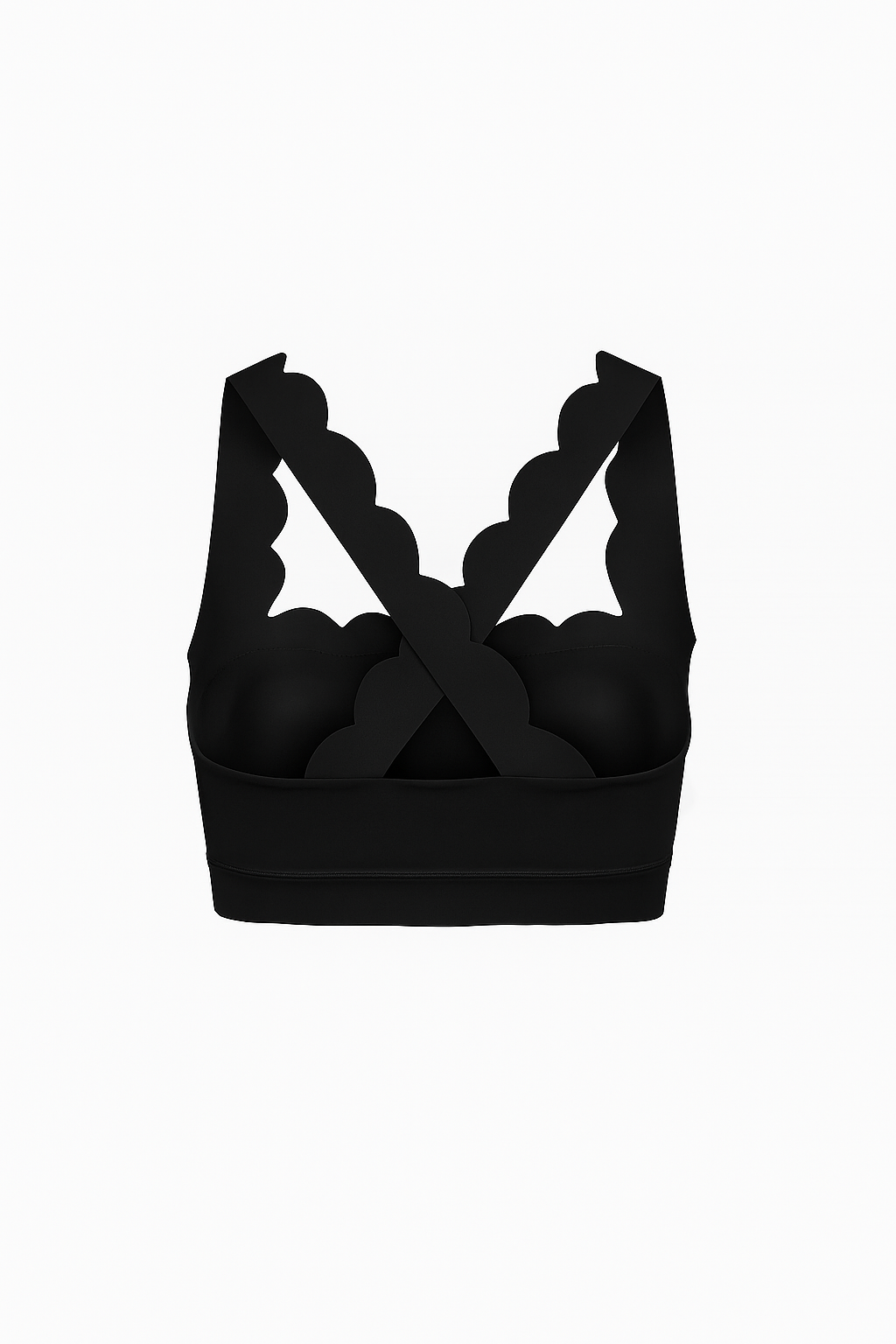 Czarny top | "Pearl Noir"