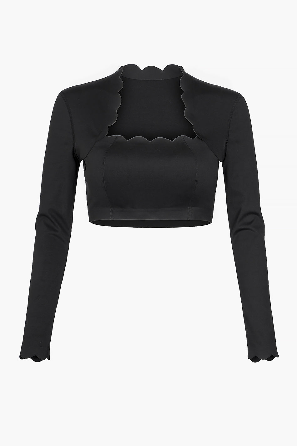 Top z długim rękawem | Pearl Noir